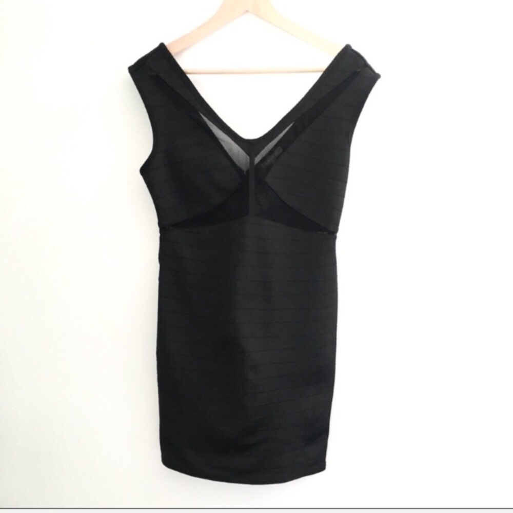 WOW COUTURE | LBD Bandage Dress Cut Out Mini